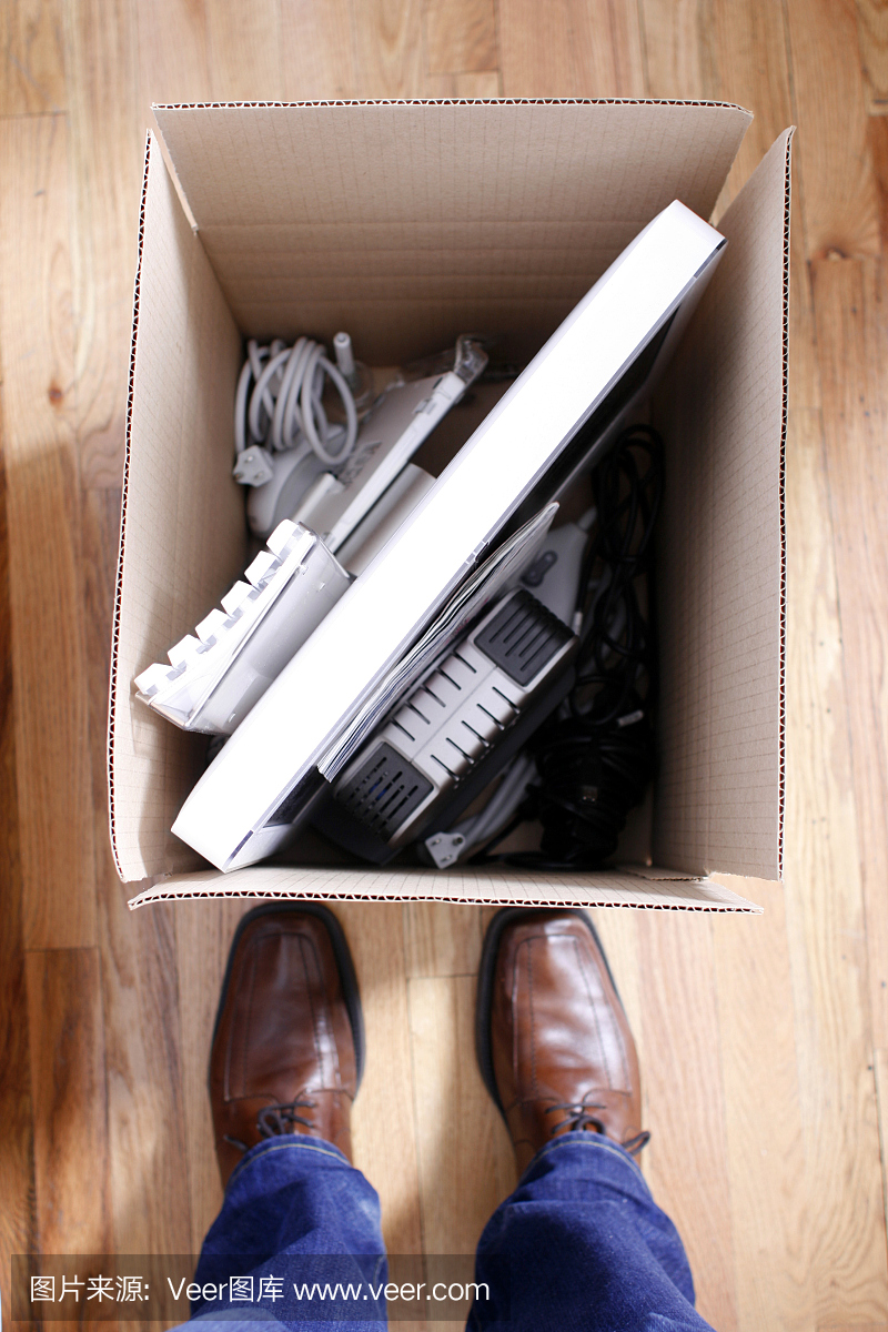 包裝盒-概念移動(dòng),儲(chǔ)存或失業(yè)